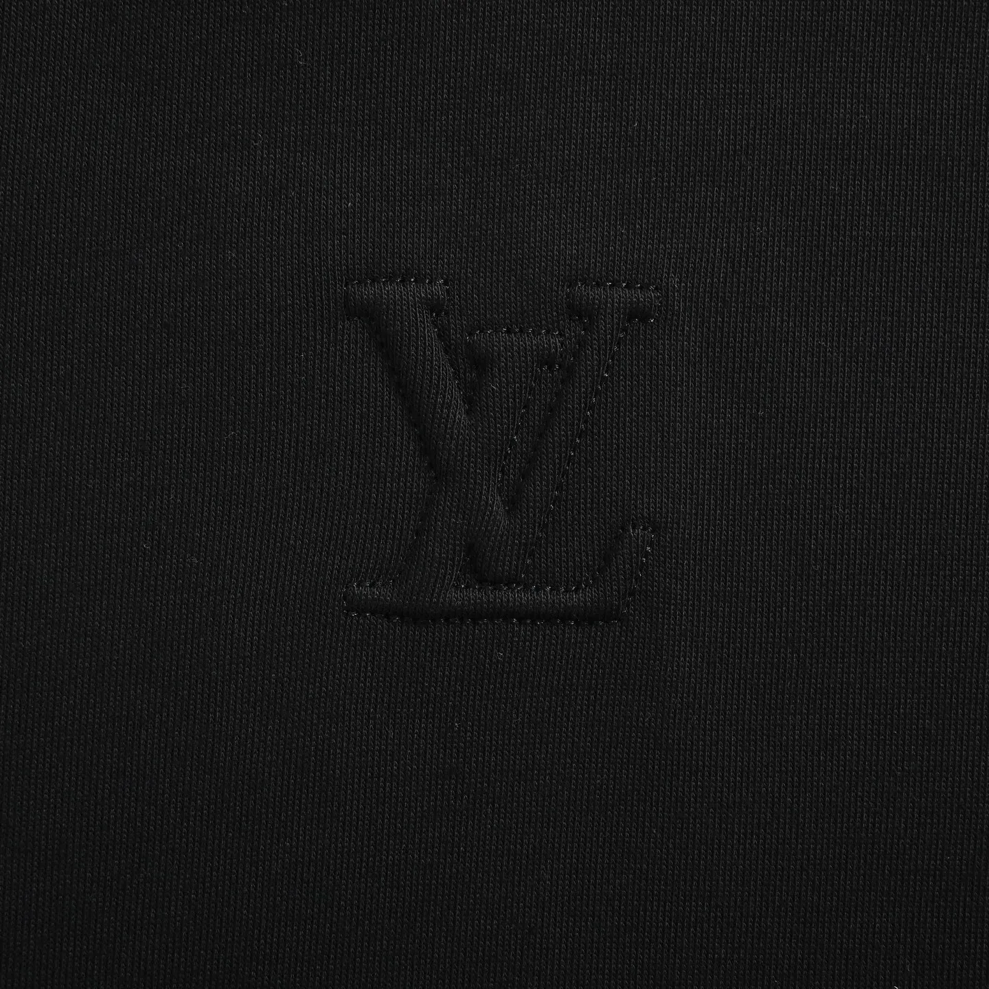 Louis Vuitton/Louis Vuitton embossed letter hooded sweatshirt